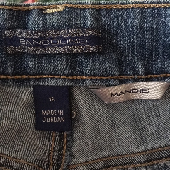 BANDOLINO woman’s jeans sz 16 regular. - Picture 4 of 5